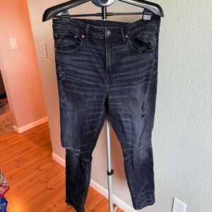 American Eagle Mens Athletic Fit Stretchy Comfy Airflex Distressed Jeans 34/30